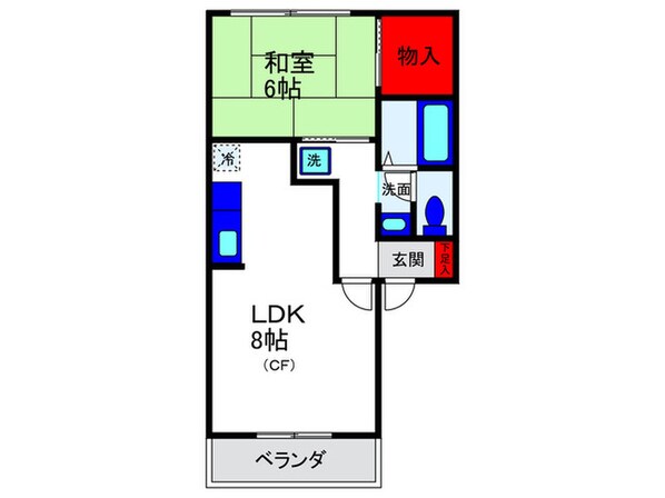 マシオン刀根山の物件間取画像